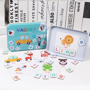 Early Childhood Education Enlightenment English Card Matching Assembly Toys
