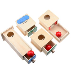Hand-eye Coordination Drawer Game Wooden Ball Table Science And Education Toys